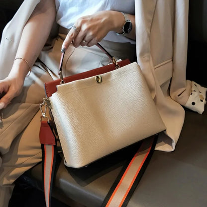 Simple All-match Single Shoulder Bag Women New 2024 Commuter Casual All-match Crossbody Handbags Large Capacity Bolsos Mujer