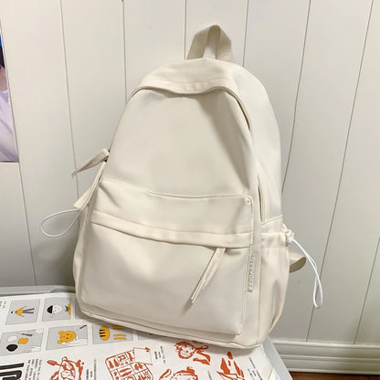 Simple Desig Leisure College Backpack Trendy Women Nylon Laptop Book Bag Girl Cute Travel School Bag Fashion Female Cool Student