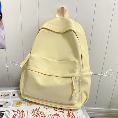 Simple Desig Leisure College Backpack Trendy Women Nylon Laptop Book Bag Girl Cute Travel School Bag Fashion Female Cool Student