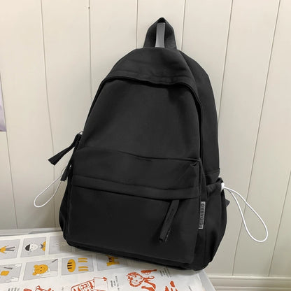 Simple Desig Leisure College Backpack Trendy Women Nylon Laptop Book Bag Girl Cute Travel School Bag Fashion Female Cool Student
