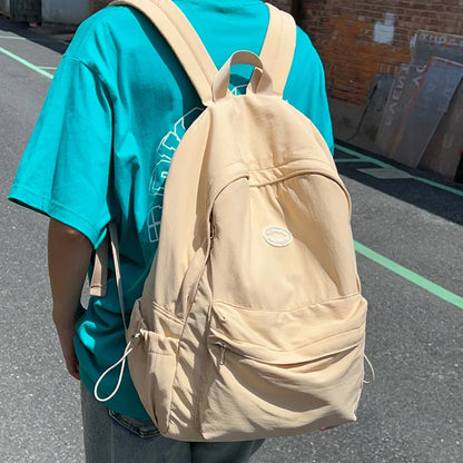 Simple Design Woman Backpack 2023 New Fashion Female Travel Rucksack Schoolbag For Teenage Girls Boys High Quality