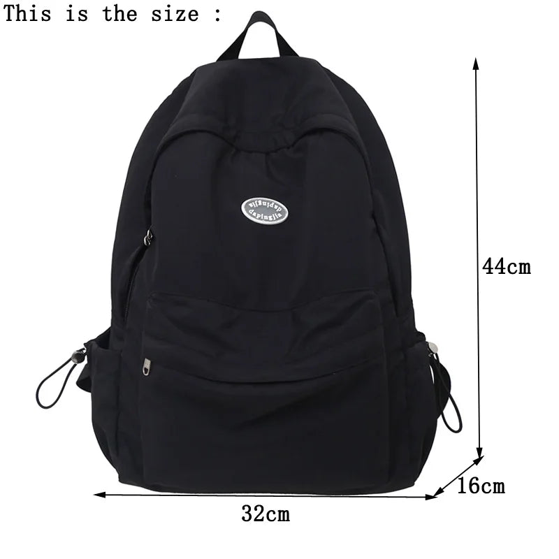 Simple Design Woman Backpack 2023 New Fashion Female Travel Rucksack Schoolbag For Teenage Girls Boys High Quality