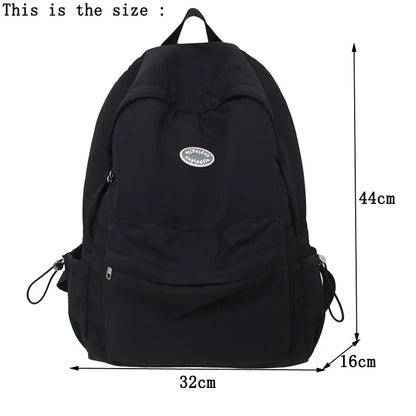 Simple Design Woman Backpack 2023 New Fashion Female Travel Rucksack Schoolbag For Teenage Girls Boys High Quality