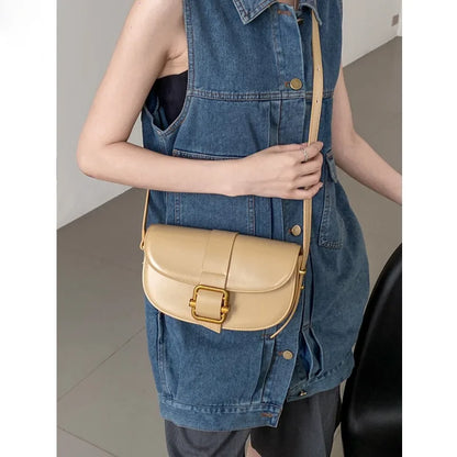 Simple Fashion All-match Underarm Shoulder Bags Elegant Casual Commuter Handbags Female Spring New Light Luxury Bolsas Mujer