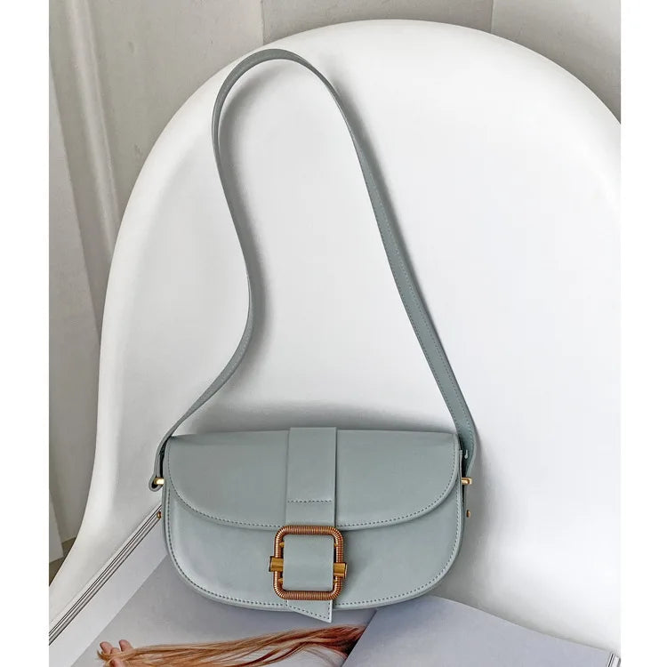 Simple Fashion All-match Underarm Shoulder Bags Elegant Casual Commuter Handbags Female Spring New Light Luxury Bolsas Mujer