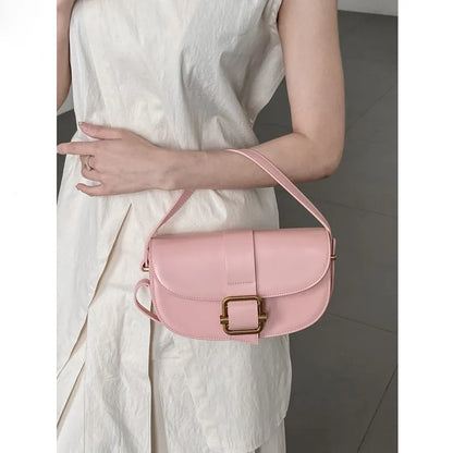 Simple Fashion All-match Underarm Shoulder Bags Elegant Casual Commuter Handbags Female Spring New Light Luxury Bolsas Mujer