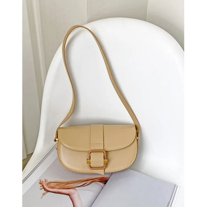 Simple Fashion All-match Underarm Shoulder Bags Elegant Casual Commuter Handbags Female Spring New Light Luxury Bolsas Mujer