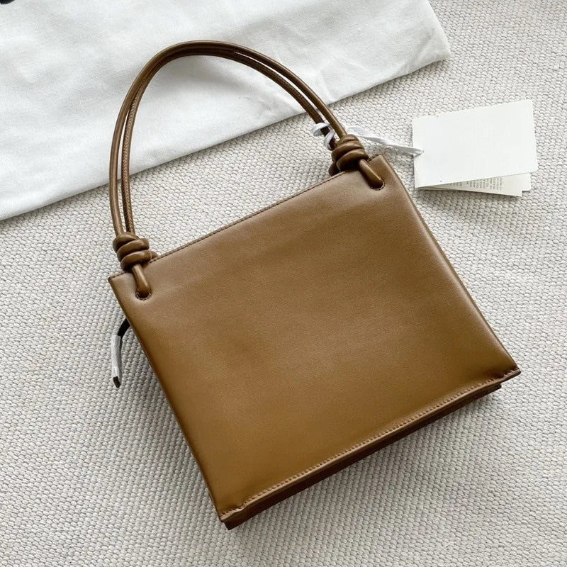 Simple Fashion Designer Kink Handbags Large Capacity Commuter Solid Color Shoulder Bags Purses 2024 New Office Lady Bolsas