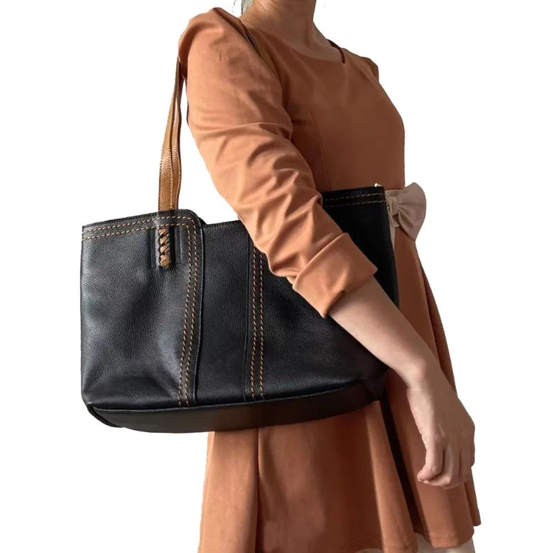 Simple Fashion Designer Luxury Tote Women Bags Large Capacity Commuter All-match Briefcase Casual Shopper Travel Handbags Purse