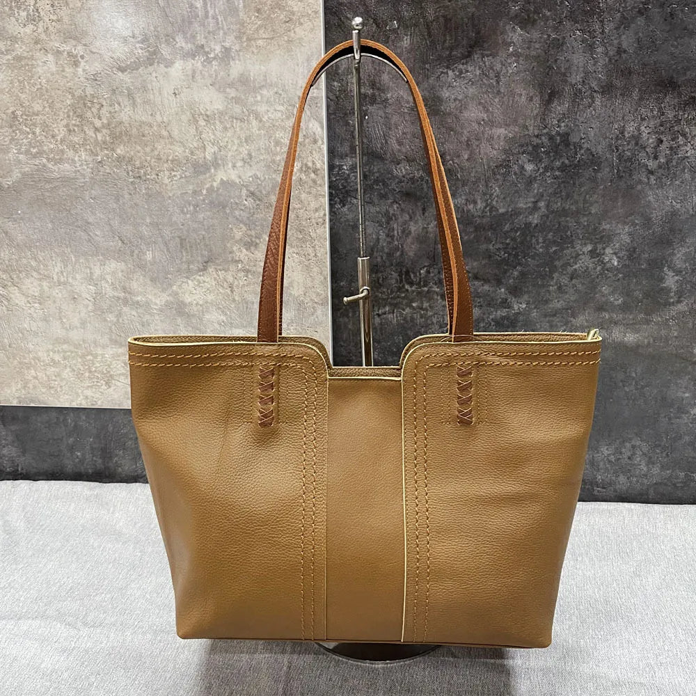 Simple Fashion Designer Luxury Tote Women Bags Large Capacity Commuter All-match Briefcase Casual Shopper Travel Handbags Purse