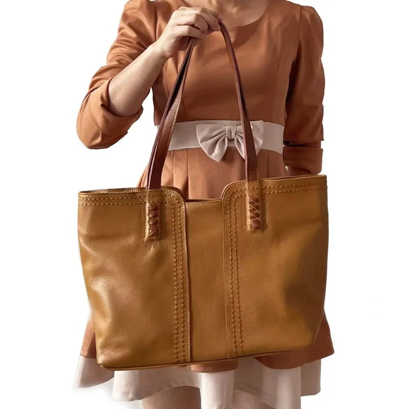 Simple Fashion Designer Luxury Tote Women Bags Large Capacity Commuter All-match Briefcase Casual Shopper Travel Handbags Purse