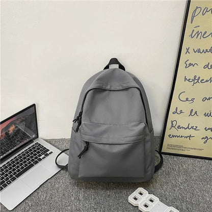 Simple Pattern Woman School Backpack Man College Student Travel Rucksack A4 Book Schoolbag For Teenage Girl Boy 2023 New Mochila