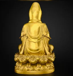 Simple Rental Room Buddha Statues Company Office Copper Sculptures Study Villa Figurines Ornament