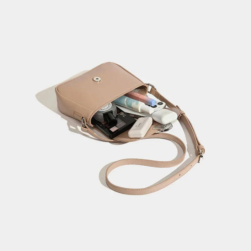 Simple Temperament Shoulder 2024 Fashion Small Square High-end Messenger Women's Armpit Bag