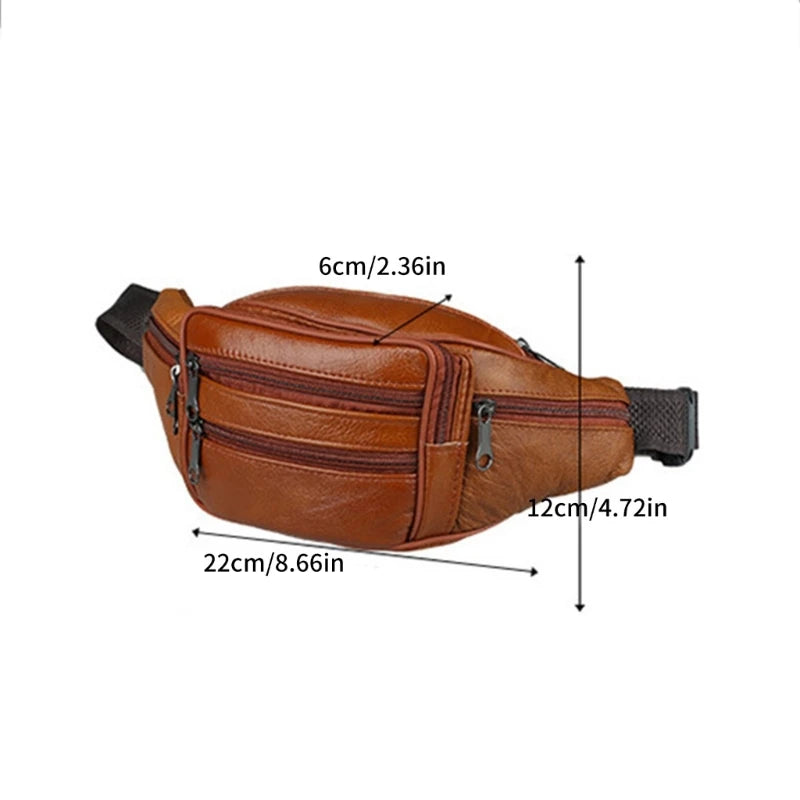 Simple and Fashionable Fanny Pack Coin Waist Bag Phone Belt Bags for Men