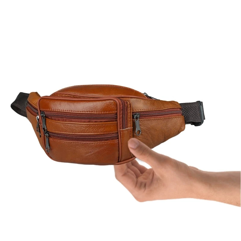Simple and Fashionable Fanny Pack Coin Waist Bag Phone Belt Bags for Men