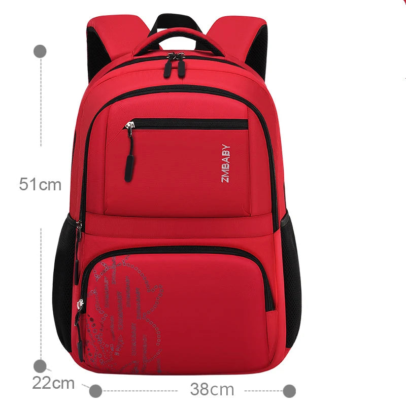 Simplicity Children backpack Orthopedic Schoolbags For Teenagers Boys Girls Nylon Kids Big School Bags Breathable Backpacks