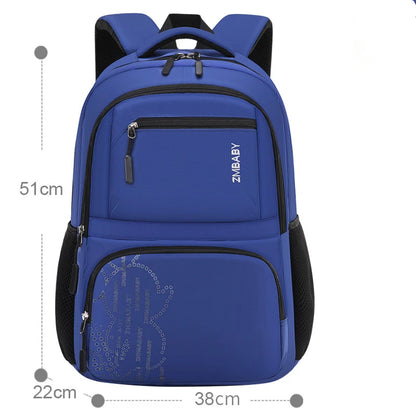 Simplicity Children backpack Orthopedic Schoolbags For Teenagers Boys Girls Nylon Kids Big School Bags Breathable Backpacks