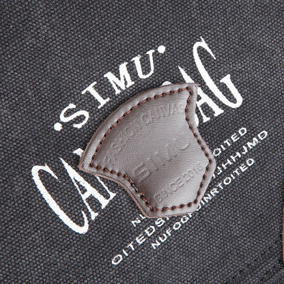 Simu Canvas Man Bag Famous Designer Vintage Male Single Shoulder Bag Daily Carry Messenger Bags School Crossbody Bag 25*9*30cm