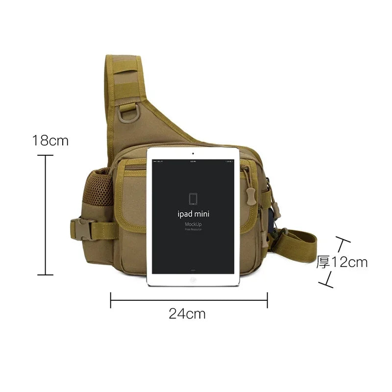 Single-shoulder Backpack Tactical Backpack Outdoor Fishing Bag Waterproof Multifunction Backpacks Hunting Backpack