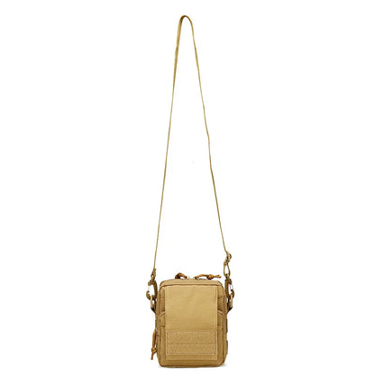 Single shoulder small hanging bag for men's camouflage waist bag, mobile phone crossbody bag