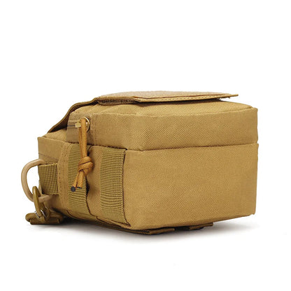 Single shoulder small hanging bag for men's camouflage waist bag, mobile phone crossbody bag