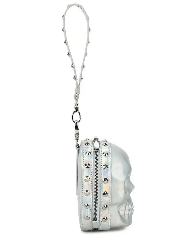 Skull Bag Personalized Bag Clutch Mini Bags Street Trend Punk Handbag Fashion Biker Bags Super Cool Halloween Thriller