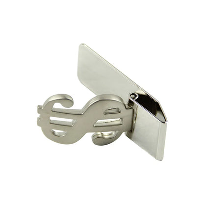 Slim Money Clip Stainless Steel Cash Bills Credit Card Holder New Dollar Design