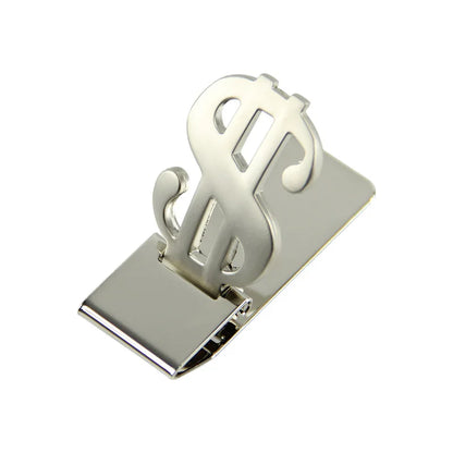 Slim Money Clip Stainless Steel Cash Bills Credit Card Holder New Dollar Design