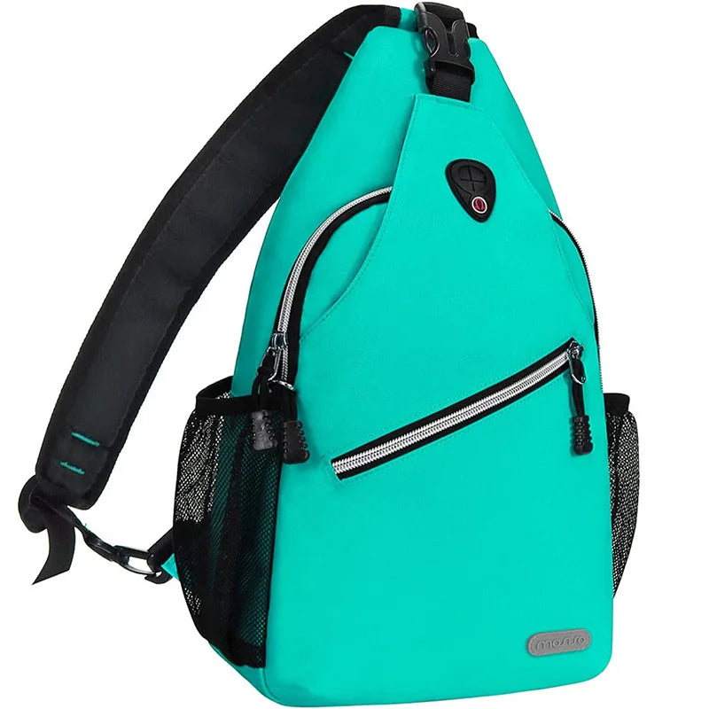 Sling Backpack, Multipurpose Crossbody Shoulder Bag Travel Hiking Daypack