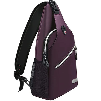 Sling Backpack, Multipurpose Crossbody Shoulder Bag Travel Hiking Daypack