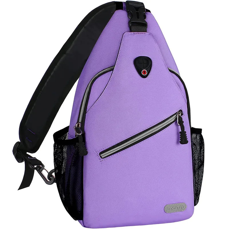 Sling Backpack, Multipurpose Crossbody Shoulder Bag Travel Hiking Daypack