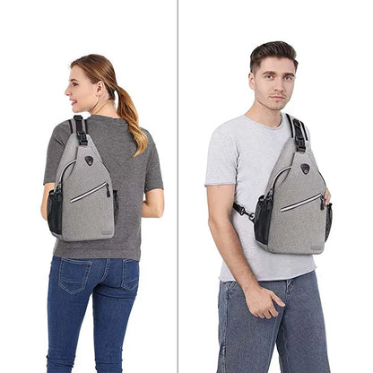 Sling Backpack, Multipurpose Crossbody Shoulder Bag Travel Hiking Daypack