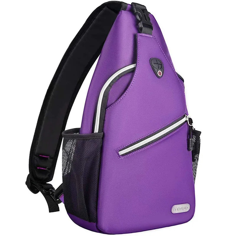 Sling Backpack, Multipurpose Crossbody Shoulder Bag Travel Hiking Daypack
