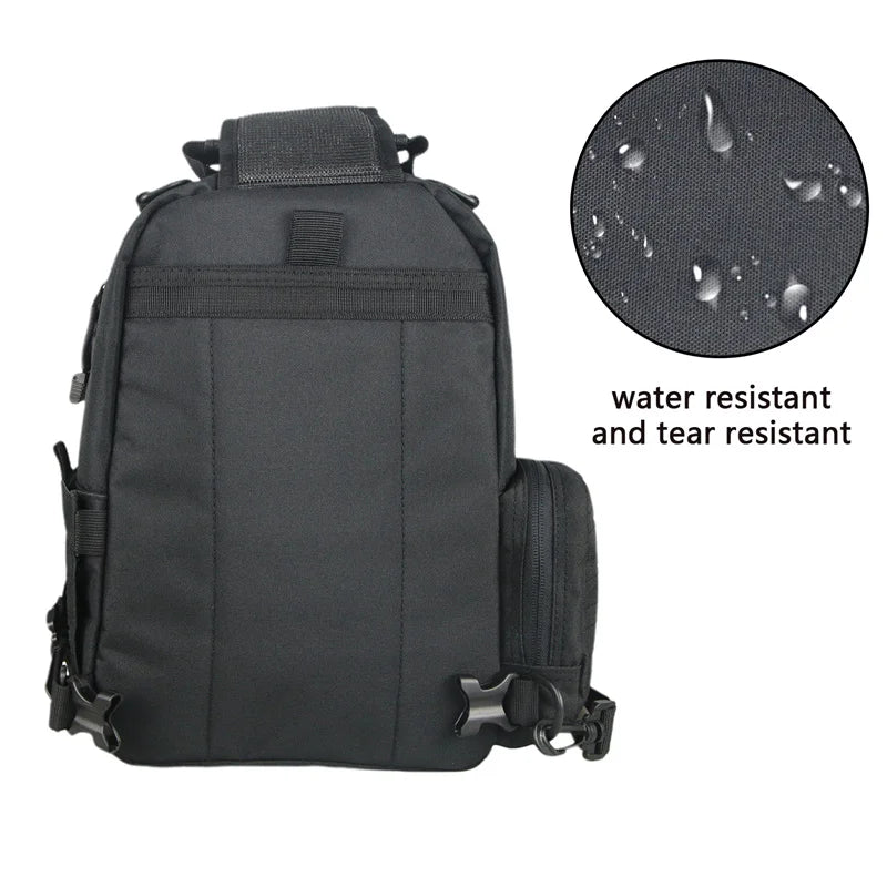 Sling Bag for Men Women Shoulder Backpack Chest Bags Crossbody Daypack for Hiking Camping Outdoor Trip