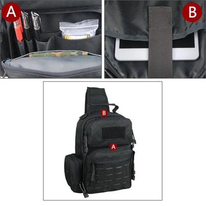 Sling Bag for Men Women Shoulder Backpack Chest Bags Crossbody Daypack for Hiking Camping Outdoor Trip