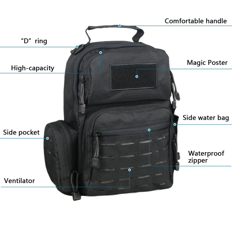 Sling Bag for Men Women Shoulder Backpack Chest Bags Crossbody Daypack for Hiking Camping Outdoor Trip