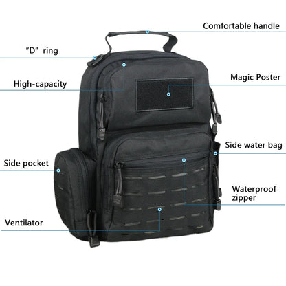 Sling Bag for Men Women Shoulder Backpack Chest Bags Crossbody Daypack for Hiking Camping Outdoor Trip