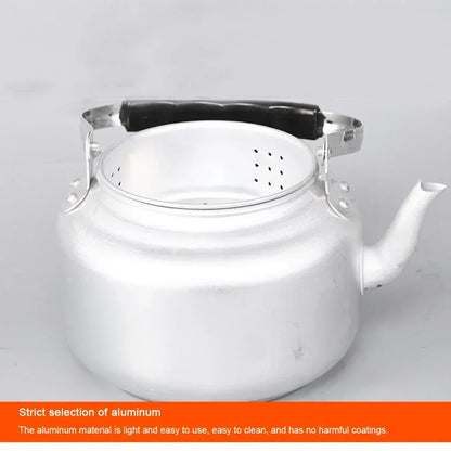Small Aluminum Teapot  Portable Korean Rice Wine Jug Aluminum Alloy Teapot With Tea Strainer Home Gas Boiling Water Kettle