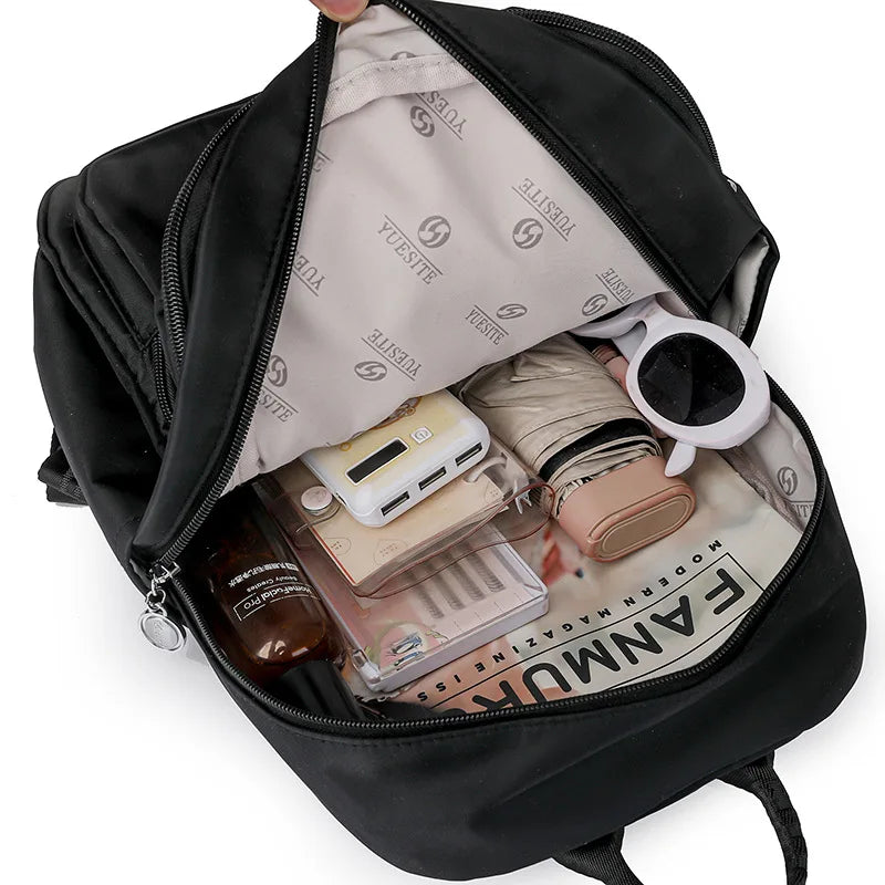Small Backpack Women Girls Travel Large Capacity Rucksack School Shoulder Bag Casual Fashion Mini Daypack