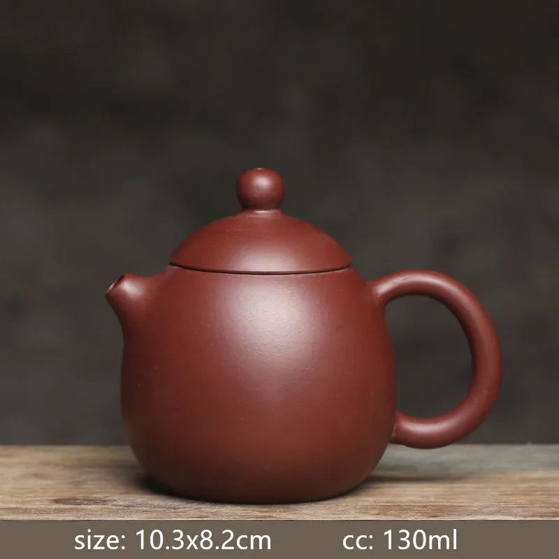 Small Capacity Dahongpao Beauty Teapot Yixing Purple Clay Filter Tea Infuser Chinese Tea Ceremony Supplies Traditional Teaware