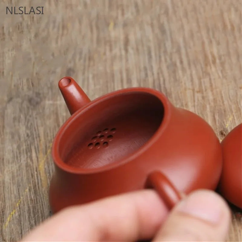 Small Capacity Dahongpao Beauty Teapot Yixing Purple Clay Filter Tea Infuser Chinese Tea Ceremony Supplies Traditional Teaware