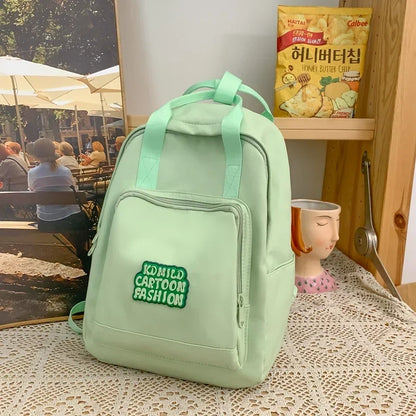 Small Cool Student Female Backpack Waterproof Cute Women School Bag Lady Laptop White Book Kawaii Girl College Backpack Travel