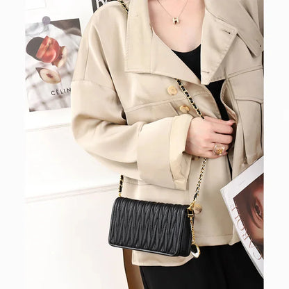 Small Flap Women 2024 Luxury Brand New Fashion All-match Shoulder Messenger Bag Tide Purse and Handbag Designer