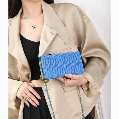 Small Flap Women 2024 Luxury Brand New Fashion All-match Shoulder Messenger Bag Tide Purse and Handbag Designer