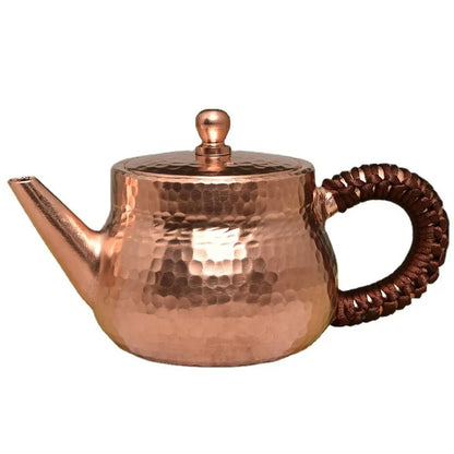 Small Kettle Portable Vintage Tea Cooker Teapot Set Japanese Handmade Water Jug Copper Coffer Pot Metal Yixing Teapot Tea Set