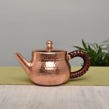 Small Kettle Portable Vintage Tea Cooker Teapot Set Japanese Handmade Water Jug Copper Coffer Pot Metal Yixing Teapot Tea Set