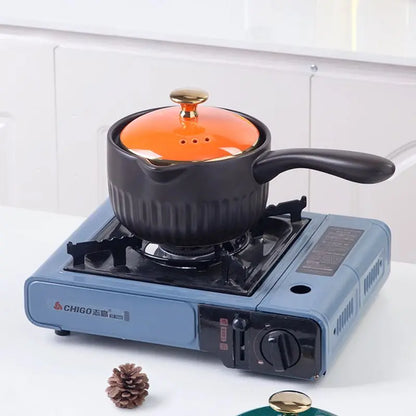 Small Milk Pot Baby Supplementary Food Pot Instant Noodle Casserole Non-stick Milk Pot Heat-resistant Nutritional Pot Gas