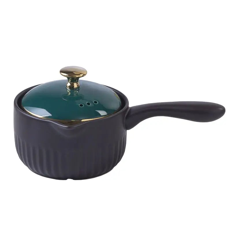 Small Milk Pot Baby Supplementary Food Pot Instant Noodle Casserole Non-stick Milk Pot Heat-resistant Nutritional Pot Gas