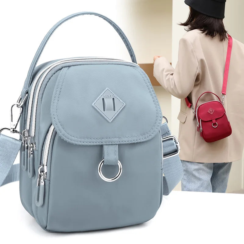 Small Shoulder Bag Nylon Women Mobile Phone Bag Mini Female Messenger Purse Lady Wallet CrossBody Bag Women Handbag сумка женска